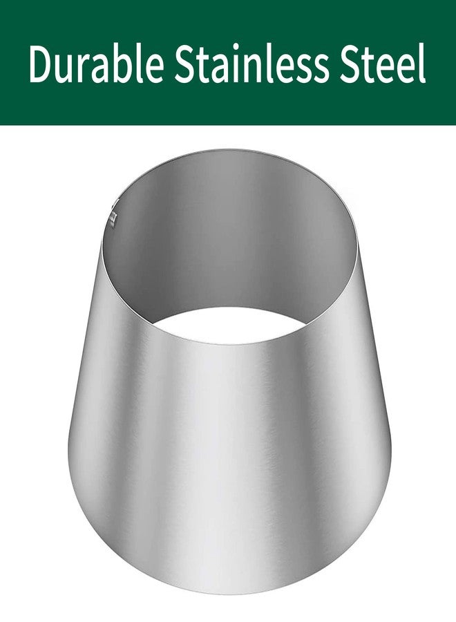 Quantfire شواية كوانتفاير المصنوعة من الفولاذ المقاوم للصدأ، ملحقات شوايات ويبر كيتل مقاس 22 بوصة/26.75 بوصة، شواية بديلة لشوايات ويبر سموكي ماونتن L&XL بيج جرين إيغ، كامادو جو بيج جو - Image 3