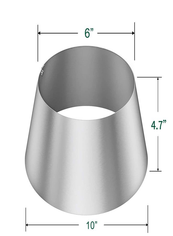 Quantfire شواية كوانتفاير المصنوعة من الفولاذ المقاوم للصدأ، ملحقات شوايات ويبر كيتل مقاس 22 بوصة/26.75 بوصة، شواية بديلة لشوايات ويبر سموكي ماونتن L&XL بيج جرين إيغ، كامادو جو بيج جو - Image 2
