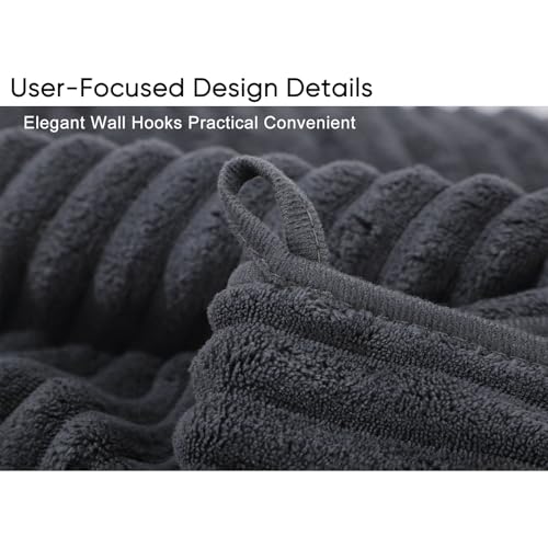 Bedvcaty Luxury 2-Piece Quick-Dry Bath Towel Set 27.5X 55 Inches – Ultra Soft Microfiber for Bathroom, Bar, Pool, Gym & Travel – Elegant Twill Design - Image 3