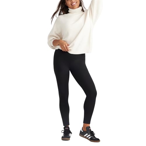 Yummie Women's Rachel Shaping Legging Cotton Stretch, Black, Medium - Image 2