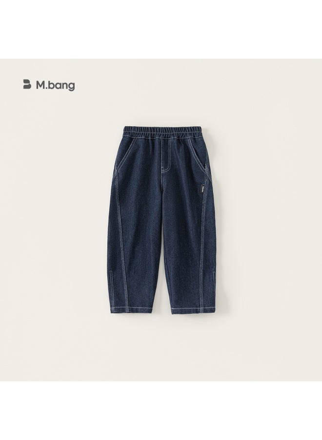 Yubao Children's Wear Children's Pants Spring Boys' New Jeans Spring And Autumn Boys Casual Pants Loose Straight Pants