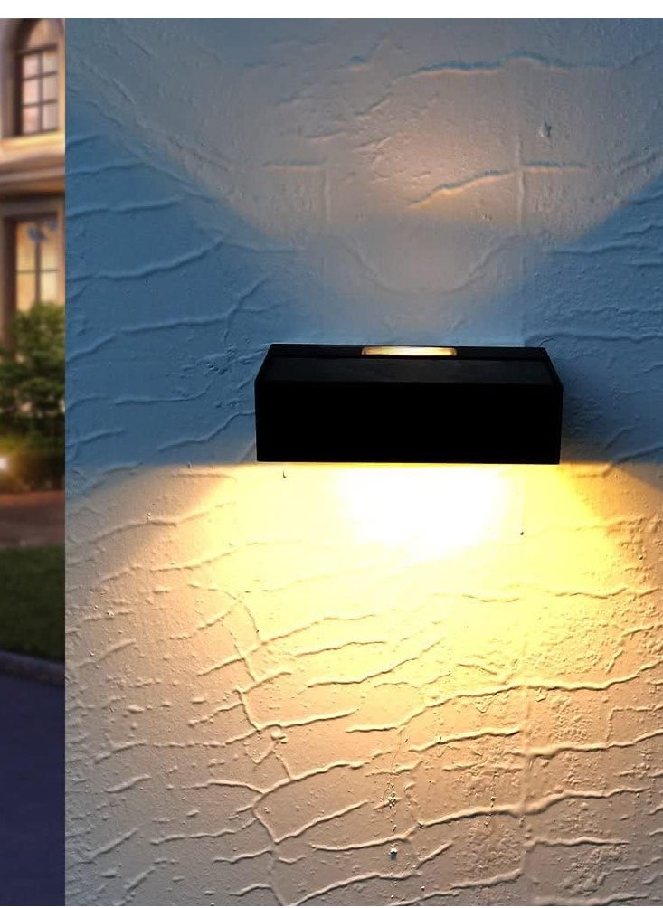 Gerenic Outdoor Waterproof Solar Light, Decorative Wall Mount Light, Outdoor Backyard Light, Deck Light, Fence Solar Lamp, Light Decoration  - Image 1