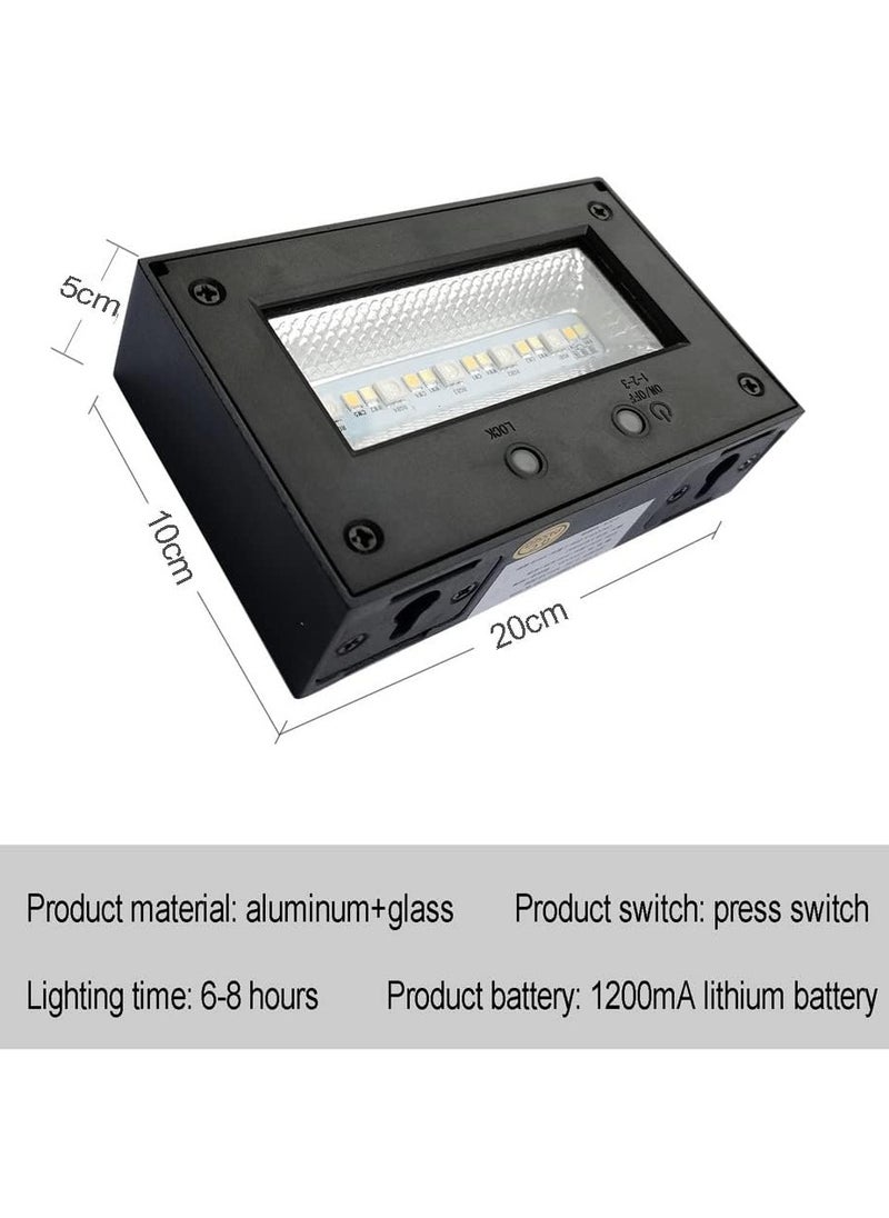 Gerenic Outdoor Waterproof Solar Light, Decorative Wall Mount Light, Outdoor Backyard Light, Deck Light, Fence Solar Lamp, Light Decoration  - Image 2