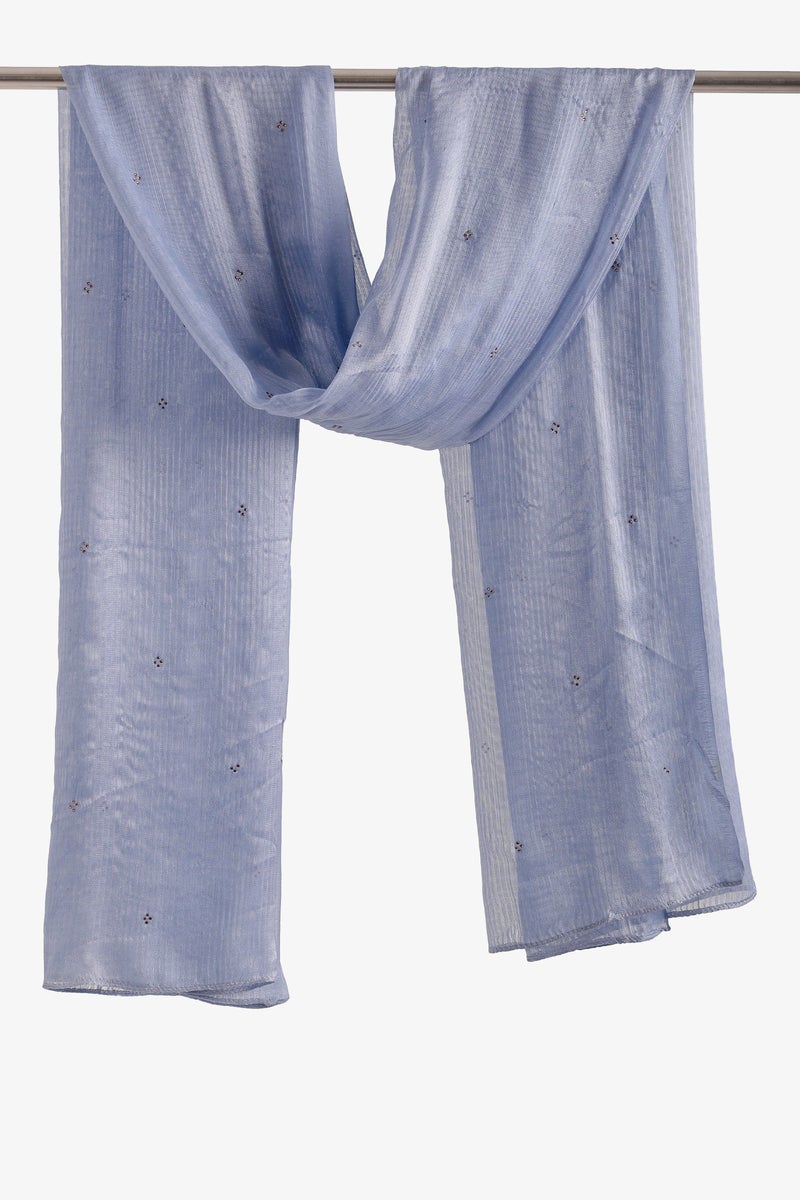 Carina Embroidered Clusters Scarf - Image 1