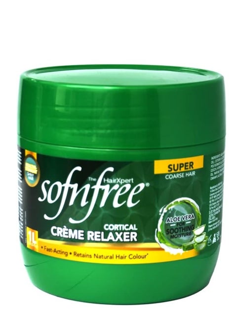 SofnFree Cortical Creme Relaxer Super Coarse Hair with Aloe Vera 450ml