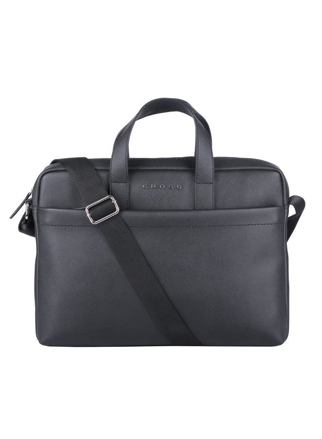 Cross Unisex Black Color Asgard 14" Slim Briefcase - Image 1