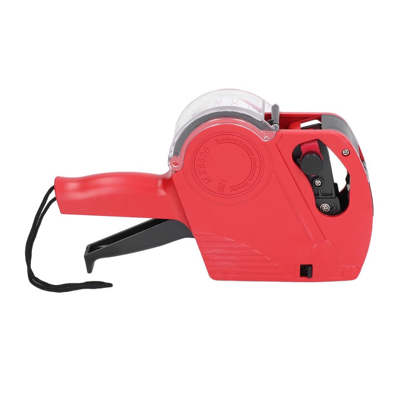 Red Manual Labeling Machine 8 Digits Portable Tag Gun Price Marker Tool - Image 4