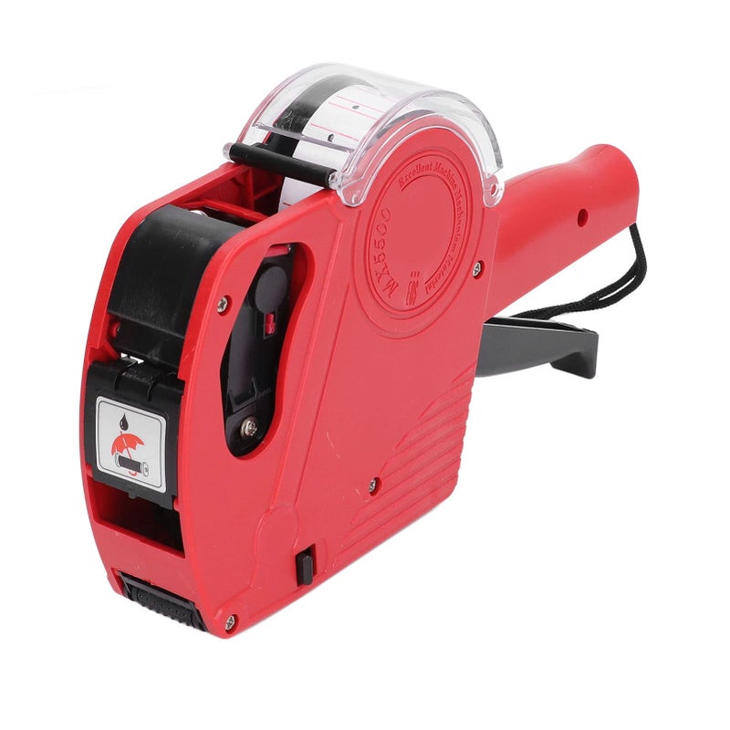 Red Manual Labeling Machine 8 Digits Portable Tag Gun Price Marker Tool - Image 2