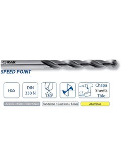 Izar Izar 1013 Hss Drill Bit Din338N Speedpoint 19.00Mm  - Image 1