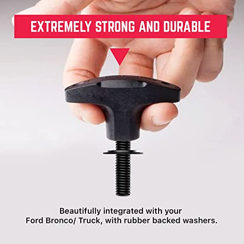 GPCA Quick-Release GP Anchor/T-Handle Bolts and D Ring Set, Easy-to-Install Tie Down Anchor for Fast Hard Top Removal Lift, Heavy-Duty Tie Downs for Ford Bronco Models, Patented, 8 Packs - GPCA - Image 3