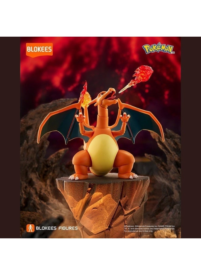 Blokees Pokémon Charizard Building Figure – Prologue of Adventure Model Kit | Collectible Flame Pokémon Toy | Genuine Licensed Figure | Fun Construction Gift for Kids Boys UAE - Image 3