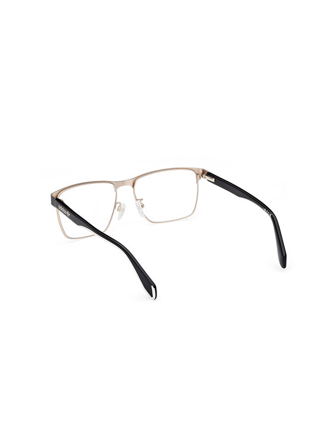 Adidas Men's Rectangular Eyeglass Frames Black/Monocolor ADIDAS OR506203255 55 mm - Image 3