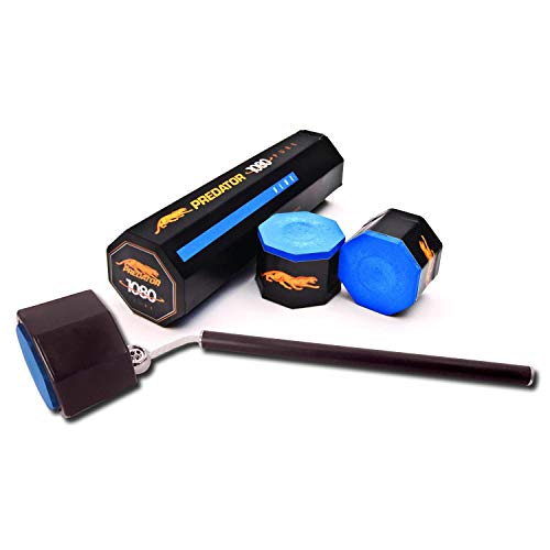 Predator Chalk 1080 Pure 5 Pieces Blue with Action Octagon Style Cue Chalker - Image 5