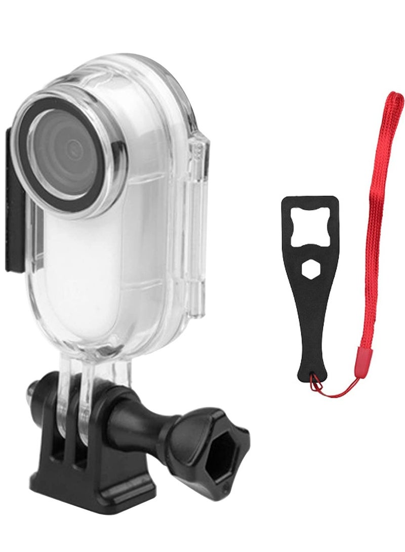 Waterproof Housing Case for Insta360 Go 2 - Underwater Diving Protective Shell Up to 30M with Bracket Accessories for Enhanced Protection and Versatile Use. - Image 1