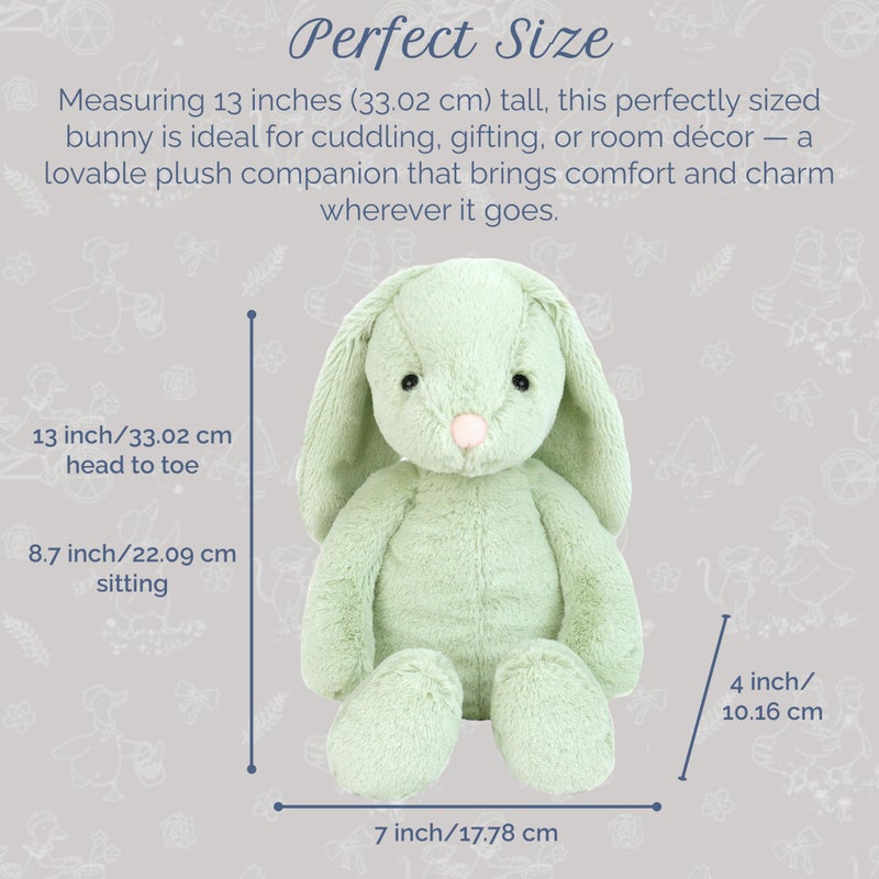 MON AMI Chloe The Bunny 13-Inch Stuffed Rabbit for Boys & Girls | Soft Bunny Plush Toy | Easter Snuggle Companion | Nursery DÃ©cor | Gift for All Ages - Image 3