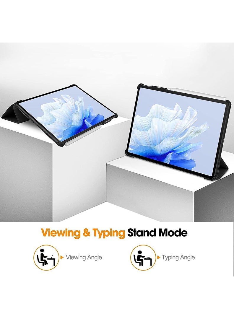 Protective Flip Case For Huawei MatePad Air 2023 With Trifold Stand Auto Wake Sleep Shockproof Cover Be Merry