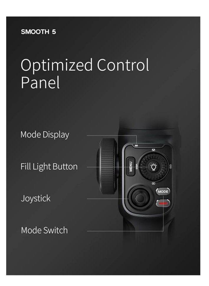 Zhiyun - Smooth 5 Combo Smart phone Gimbal - Image 1
