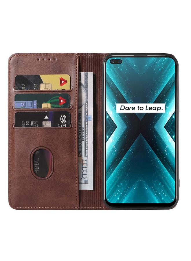 erorex Case For Realme X3 SuperZoom Magnetic Closure Leather Phone Case - Image 3