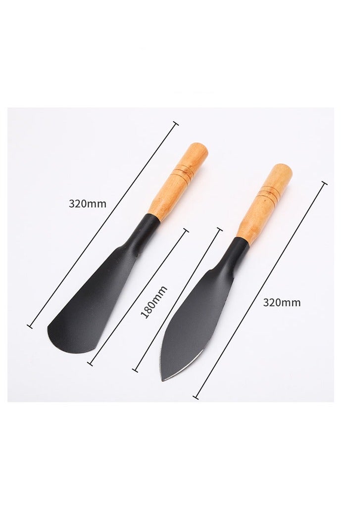 HOMESTAR Gardening Hand Tool with,Gardening Hand Trowel，Manganese Steel Garden Trowel ，Garden Trowel ，Ideal for Soil Planting, Digging, Transplanting (2pck) - Image 3