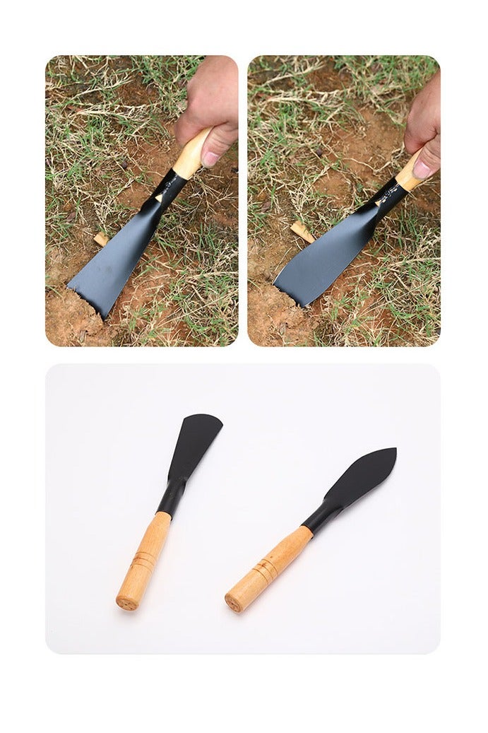 HOMESTAR Gardening Hand Tool with,Gardening Hand Trowel，Manganese Steel Garden Trowel ，Garden Trowel ，Ideal for Soil Planting, Digging, Transplanting (2pck) - Image 4