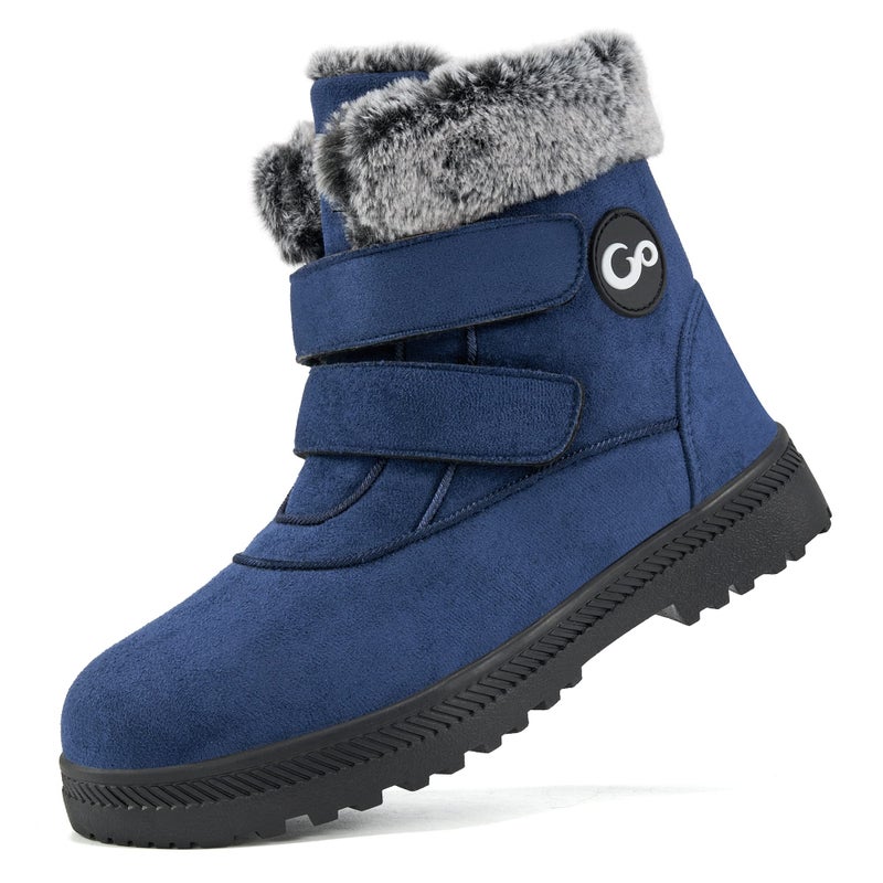 Women Winter Snow Boots Warm Fur Lined 2025 Ankle Booties Comfortable Walking Outdoor Footwear Cute
