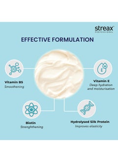 Streax Professional Vitariche Care Smooth And Shine Masque, Fresh Fragrance For Dry Hair Type, 200G,1 Count  - Image 3