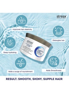 Streax Professional Vitariche Care Smooth And Shine Masque, Fresh Fragrance For Dry Hair Type, 200G,1 Count  - Image 4