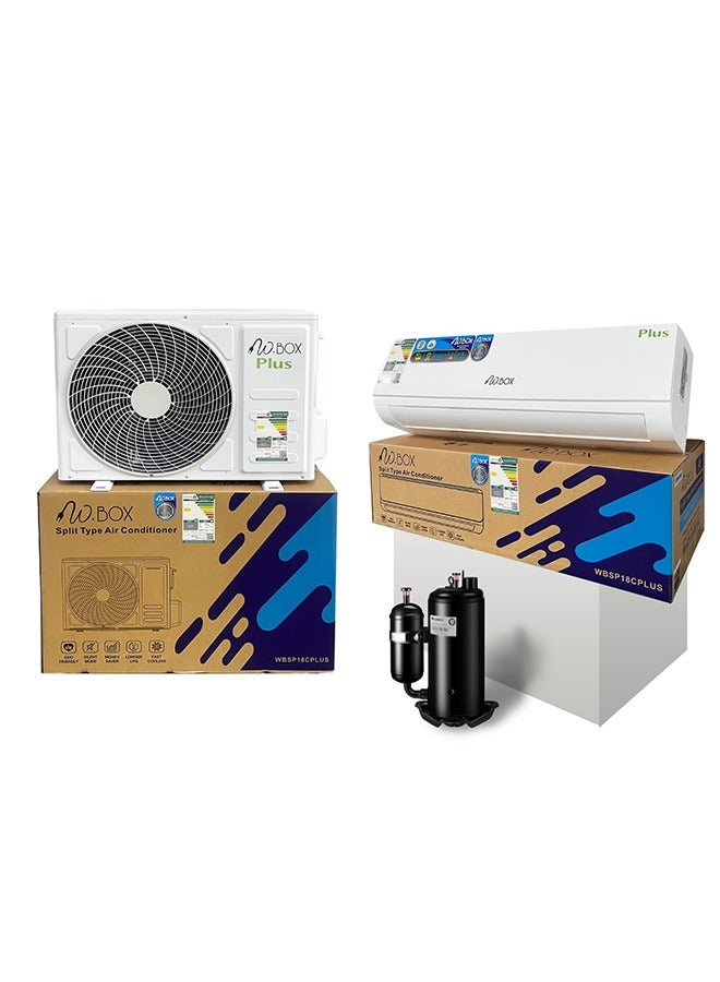 W.BOX Split Air Conditioner - 21000 BTU Cold only - Air Flow in Four Directions - White - WBAC24HL - Image 4