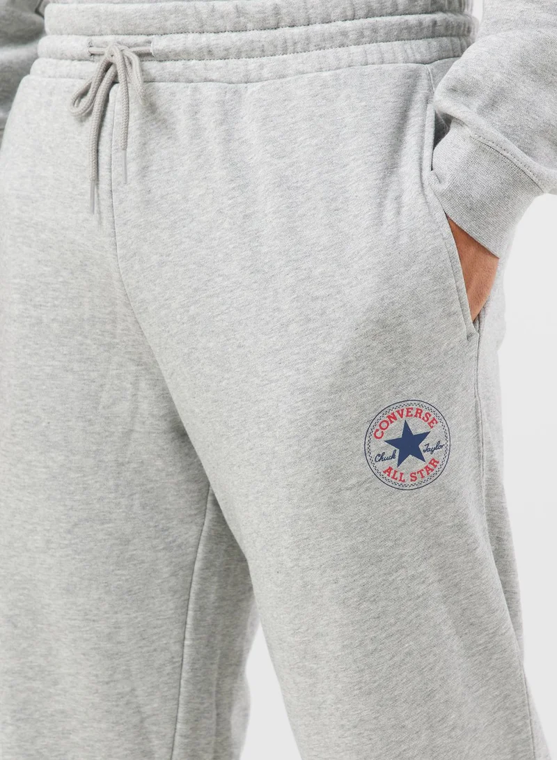 CONVERSE Standard Fit Center Front Large Chuck Patch Sweatpants
