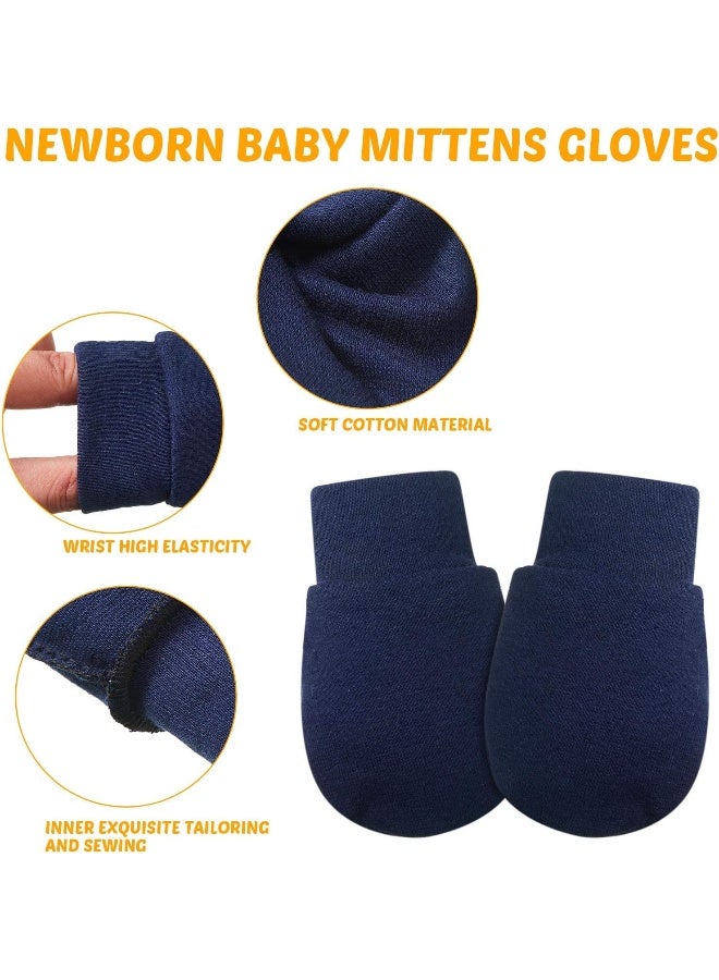 Syhood 18 Pairs of Newborn Baby Mittens Infant Toddler Gloves No Scratch Mittens Cotton Gloves for 0-6 Months Baby Boys Girls  - Image 2