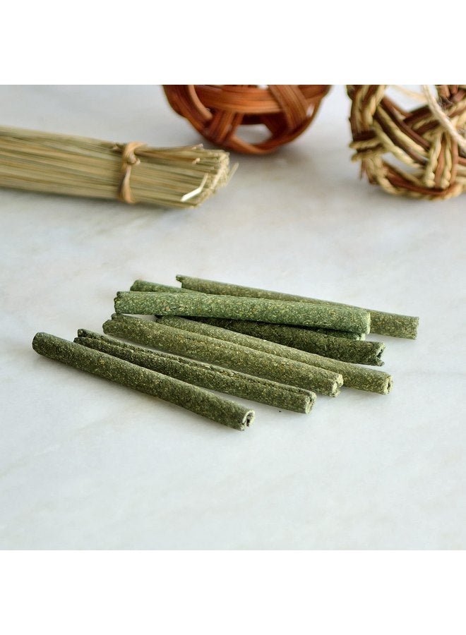 يانج إيفر عصي تيموثي هاي ستيكس من يونج إيفر، 315 جرام، ألعاب مضغ من عشب تيموثي للأرانب، والشنشيلة، وخنازير غينيا، والهامستر - Image 2