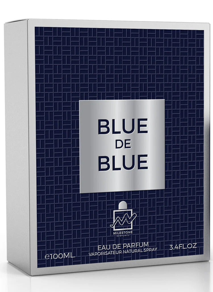 Milestone Blue De Blue Eau de Parfum For Men - 100ml - Image 3