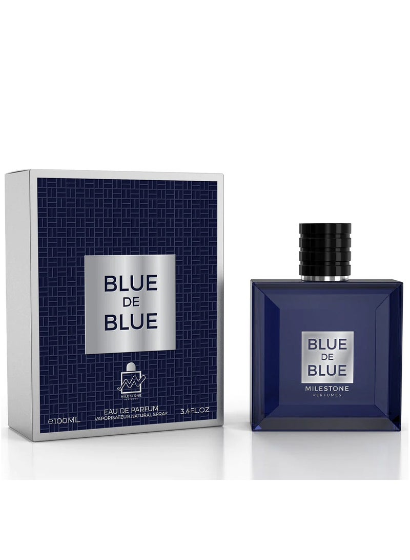 Milestone Blue De Blue Eau de Parfum For Men - 100ml - Image 2