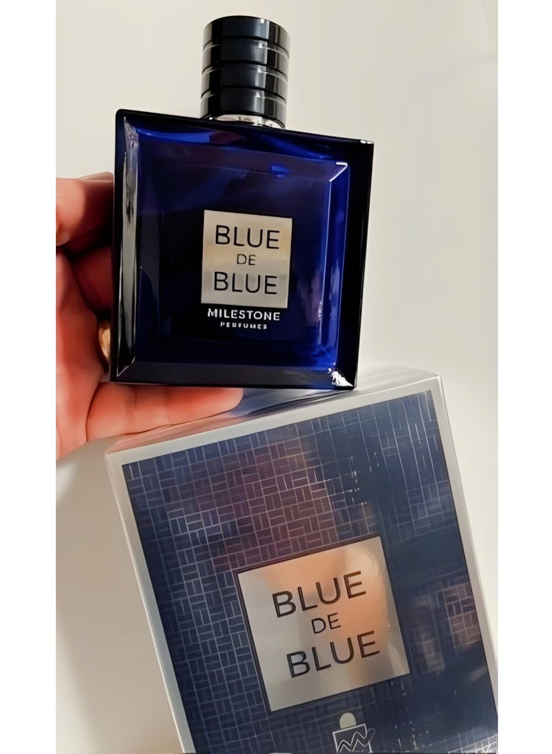 Milestone Blue De Blue Eau de Parfum For Men - 100ml - Image 4
