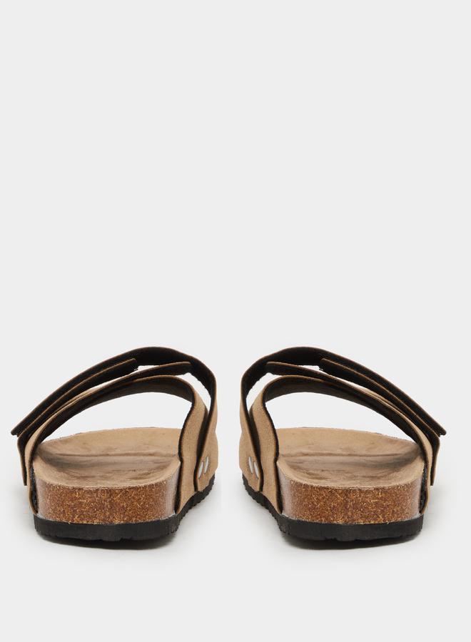 Styli Thick Band Strap Flatform Sole Sandals - Image 4