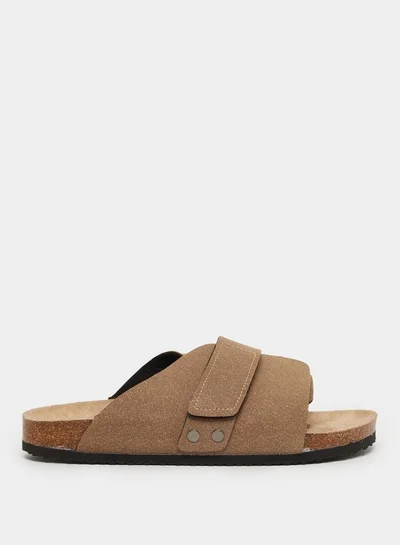 Styli Styli Thick Band Strap Flatform Sole Sandals