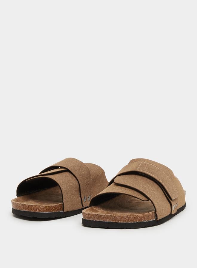 Styli Thick Band Strap Flatform Sole Sandals - Image 2