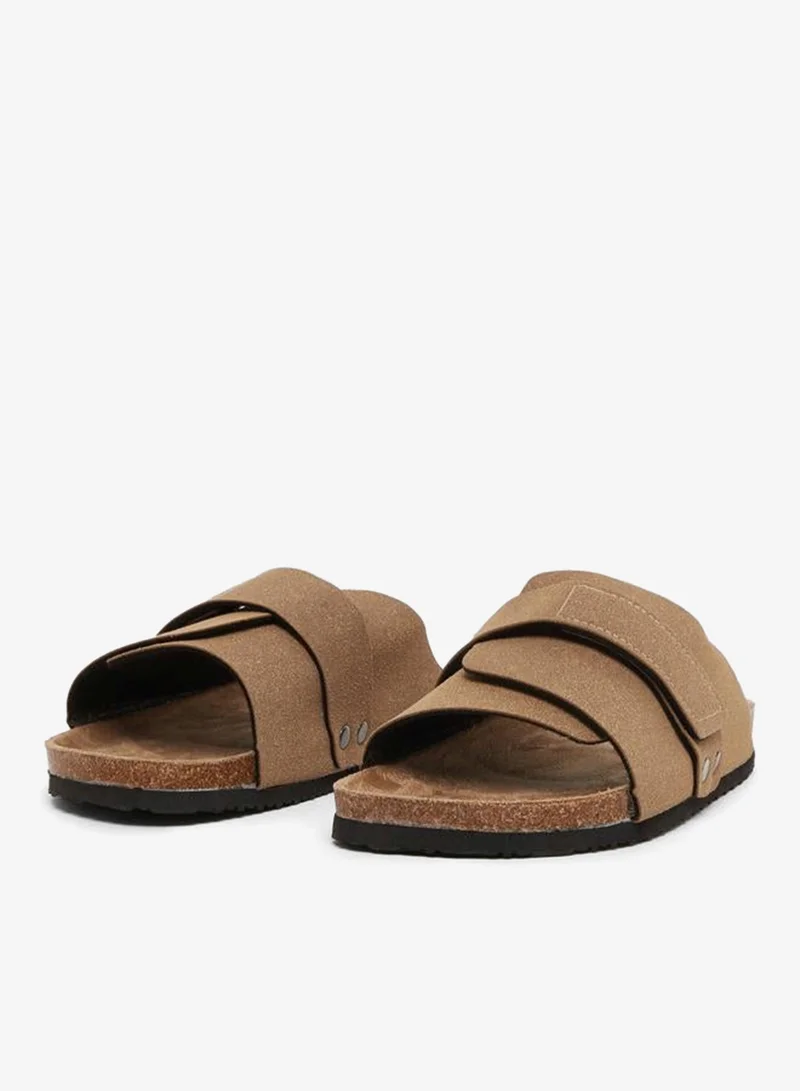 ستايلي صنادل ستيلي بنعل مسطح بحزام عريض