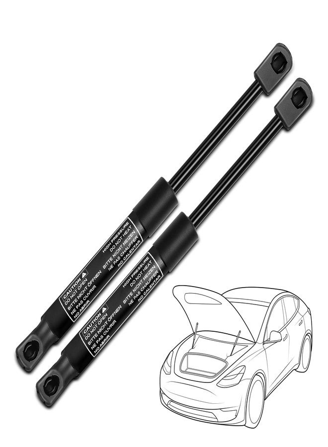 YHTAUTO دعامات غطاء المحرك الأمامية من YHTAUTO (قطعتان) - دعامات غازية لرفع غطاء المحرك - بديل لسيارات BMW الفئة 1/2/3/4 (118i، 125i، 220i، 228i، 320i، 328i، 335i، 340i، 428i، 435i) موديلات 2011-2017 - Image 1