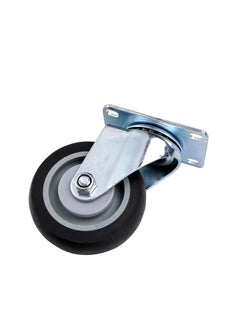 BMB tools Grey TPR Double Ball Bearing Caster 2 Piece 75mm- Swivel - Plate | Industrial & Scientific|Material Handling Products|Rubber Caster| Wheel  - Image 4
