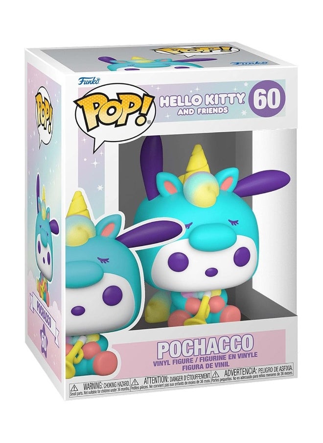 Funko Funko POP! Sanrio Hello Kitty and Friends Pochacco Unicorn Vinyl Figure (10.7 cm)  - Image 1