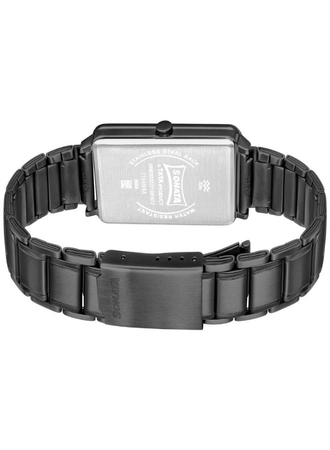 سوناتا Quartz Analog Stainless Steel Strap Watch for Men - Image 3