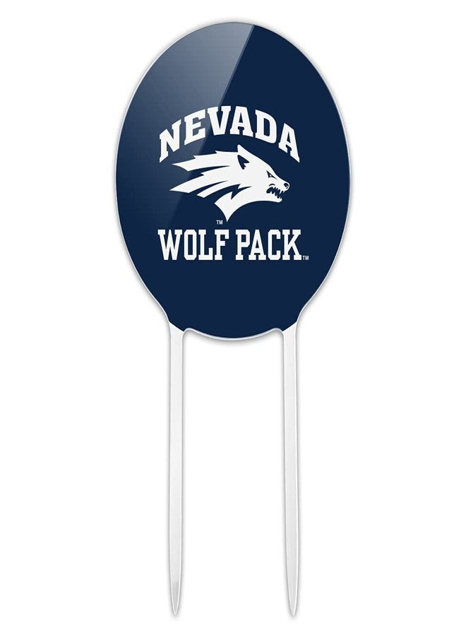 GRAPHICS & MORE Acrylic University of Nevada, Reno Wolf Pack Cake Topper Party Decoration for Wedding Anniversary Birthday Graduation - Image 1