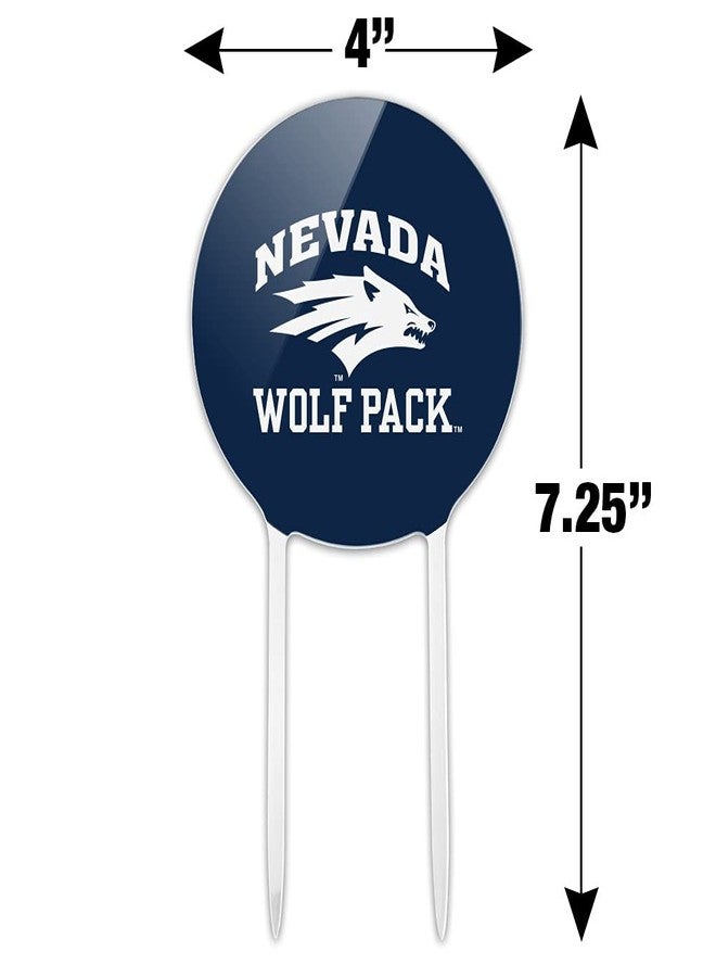 GRAPHICS & MORE Acrylic University of Nevada, Reno Wolf Pack Cake Topper Party Decoration for Wedding Anniversary Birthday Graduation - Image 2