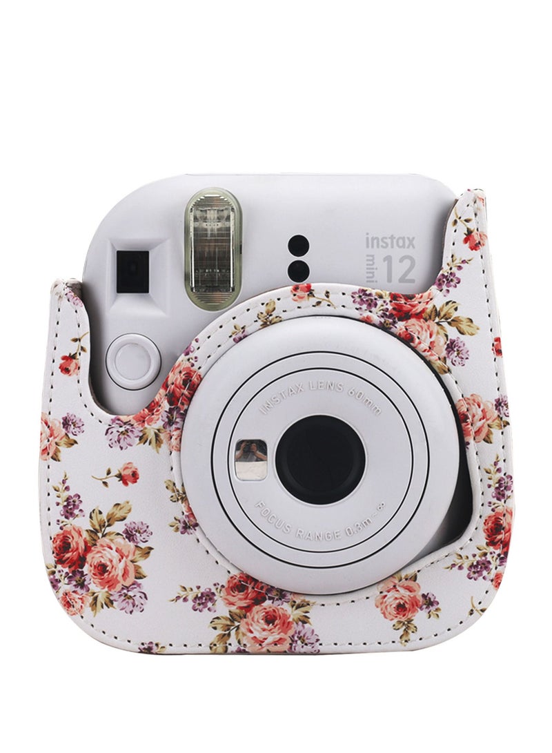 Protective Case Compatible with Fujifilm Instax Mini 12/11/8/9 Instant Film Camera with Accessory Pocket and Adjustable Strap - Image 2