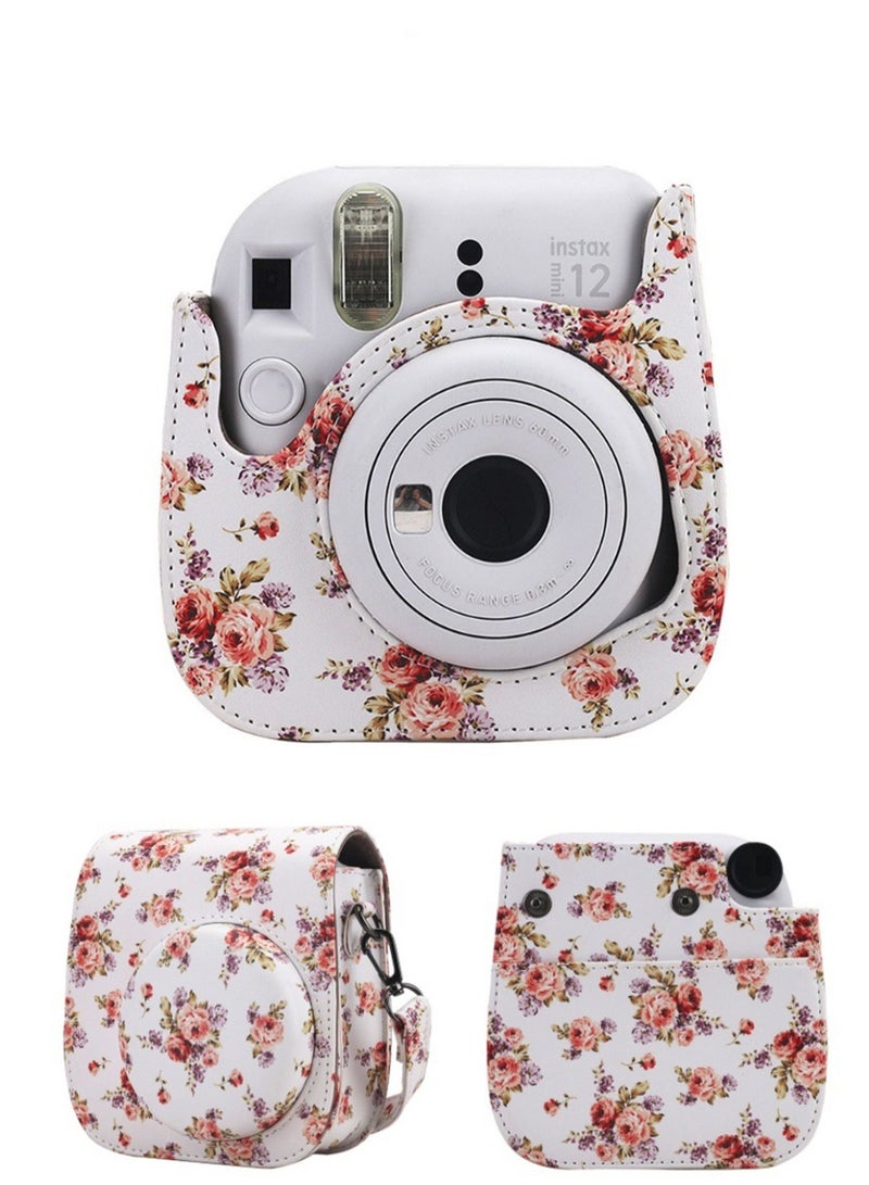 Protective Case Compatible with Fujifilm Instax Mini 12/11/8/9 Instant Film Camera with Accessory Pocket and Adjustable Strap - Image 4