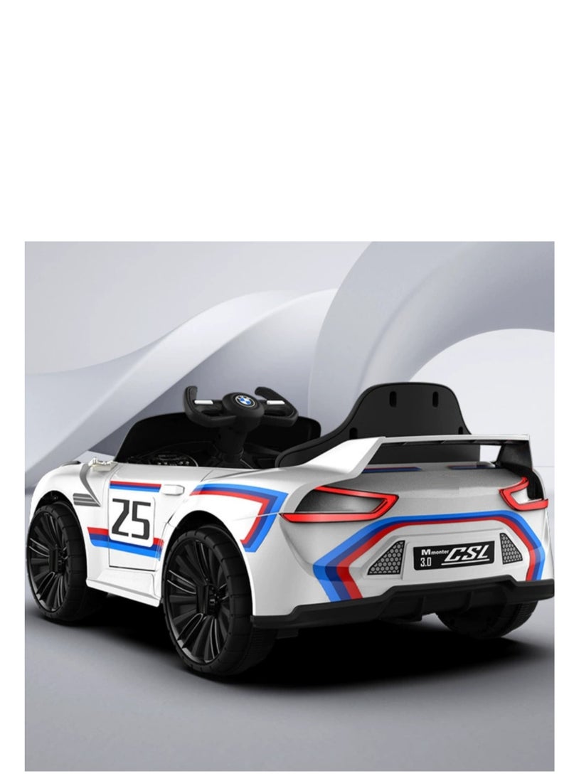 بينغ جنرال مركبات كهربائية للأطفال، سيارات لعب آلية، سيارة كهربائية للأطفال مع جهاز تحكم عن بعد، سيارة لعبة للأطفال، سيارة كهربائية بيضاء - Image 5