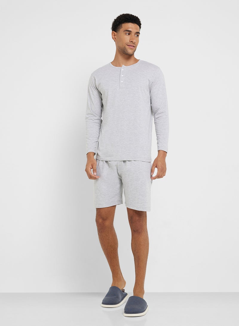 Seventy Five Nightwear T-Shirt & Shorts Sets  - Image 1