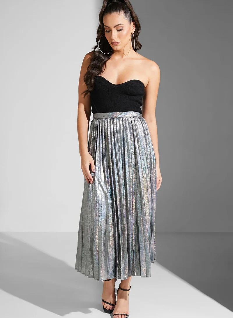 Ella Limited Edition Shimmer Pleated Skirt