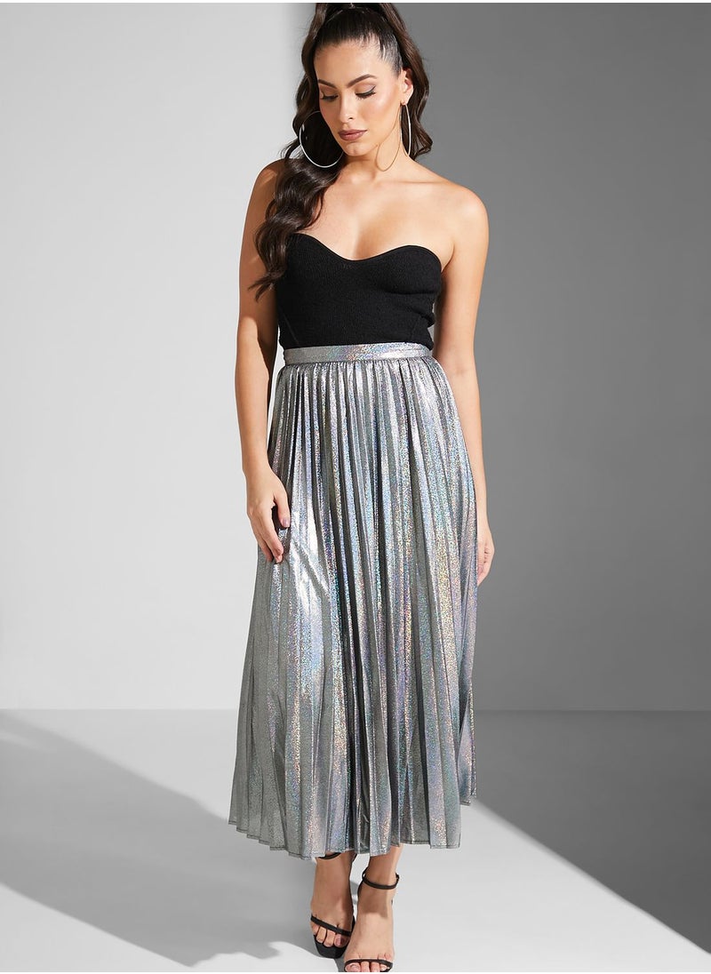 Ella Limited Edition - Shimmer Pleated Skirt - Image 1